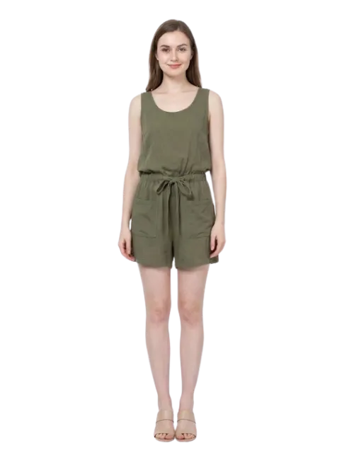 Casual Sleeveless Romper